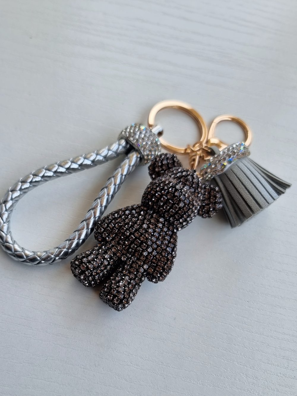 Porte-clé Ourson bling