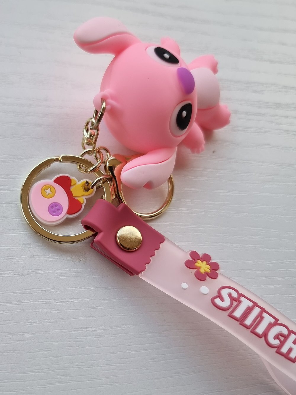 Porte-clé Stitch Light Pink