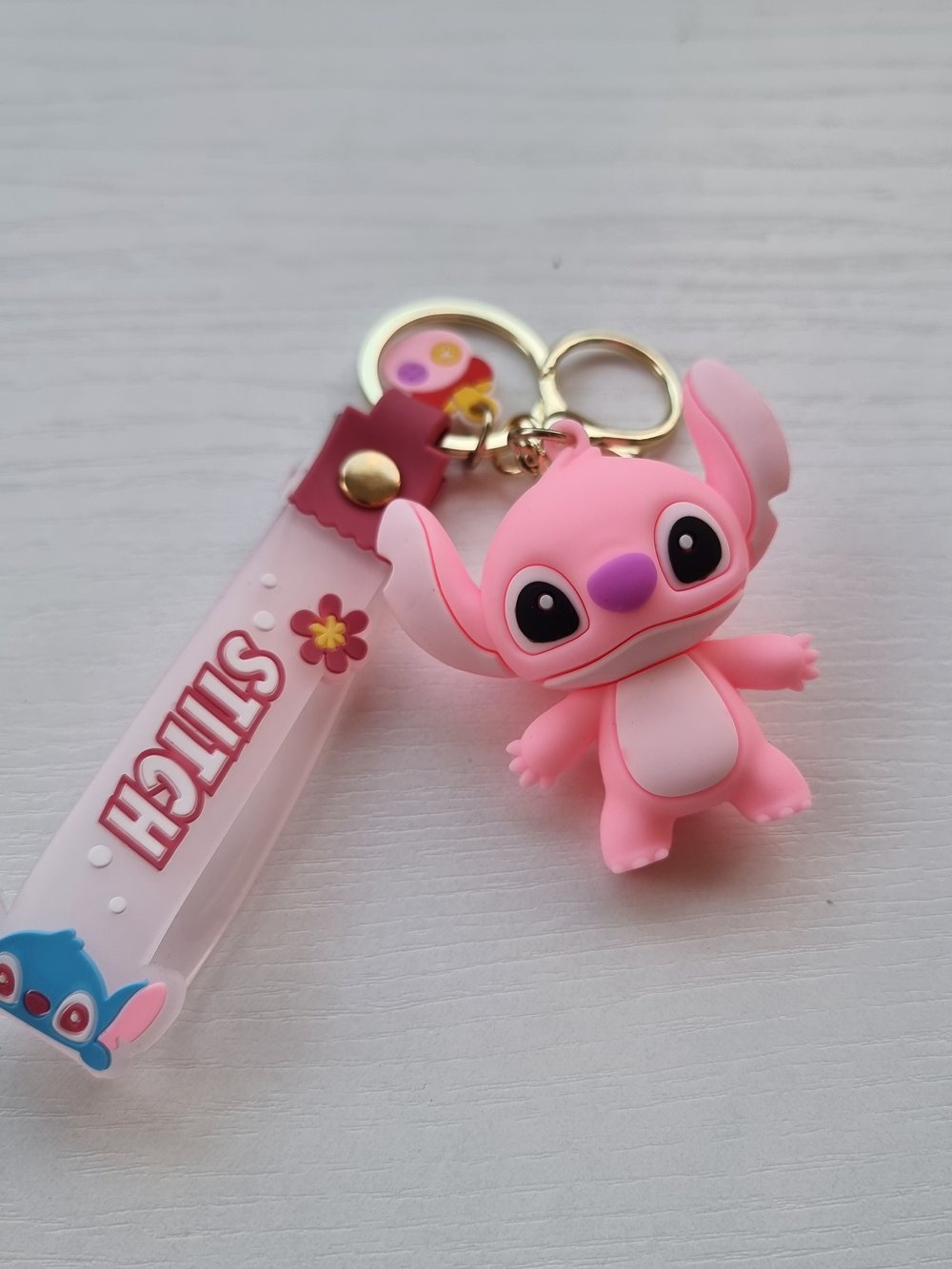 Porte-clé Stitch Light Pink