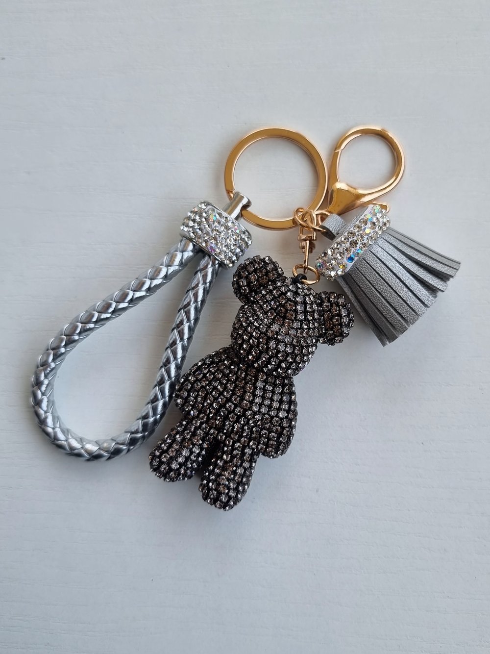 Porte-clé Ourson bling