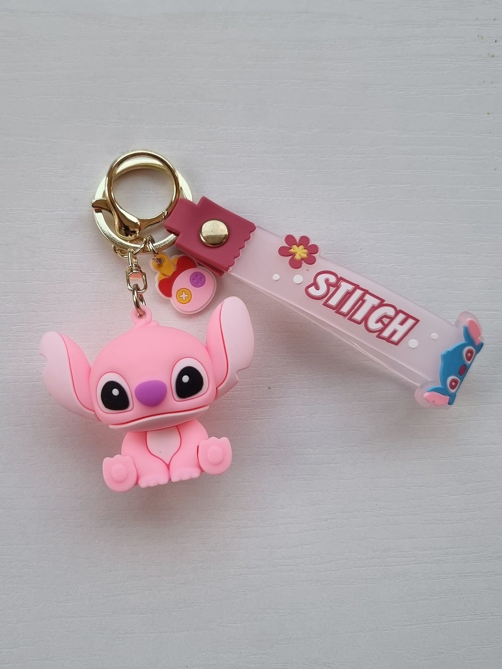 Porte-clé Stitch Light Pink