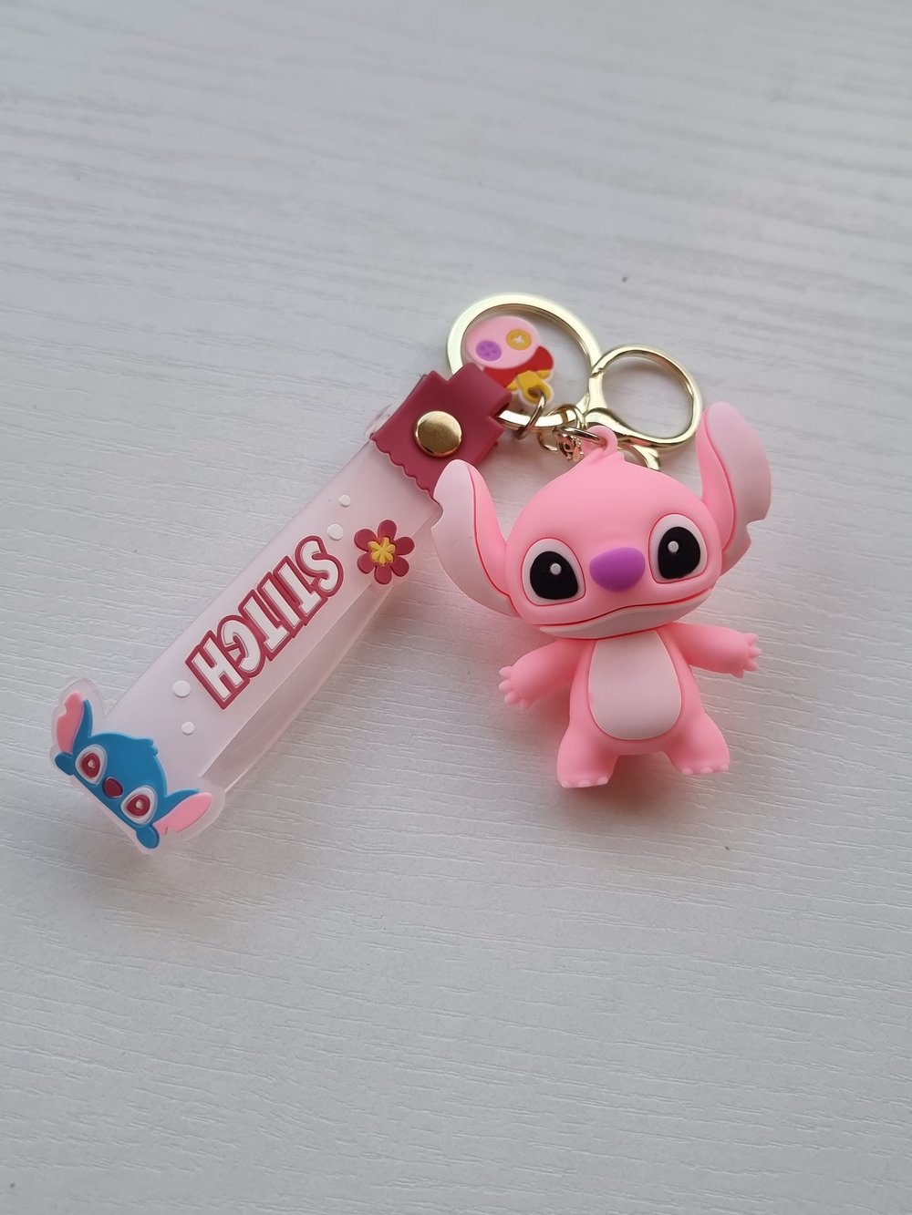 Porte-clé Stitch Light Pink