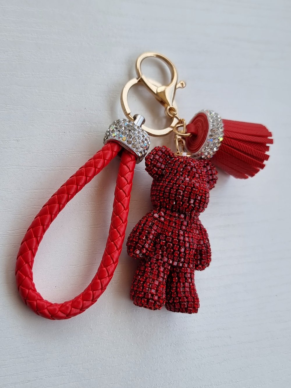 Porte-clé Ourson bling