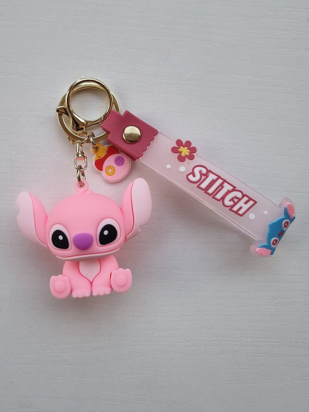 Porte-clé Stitch Light Pink