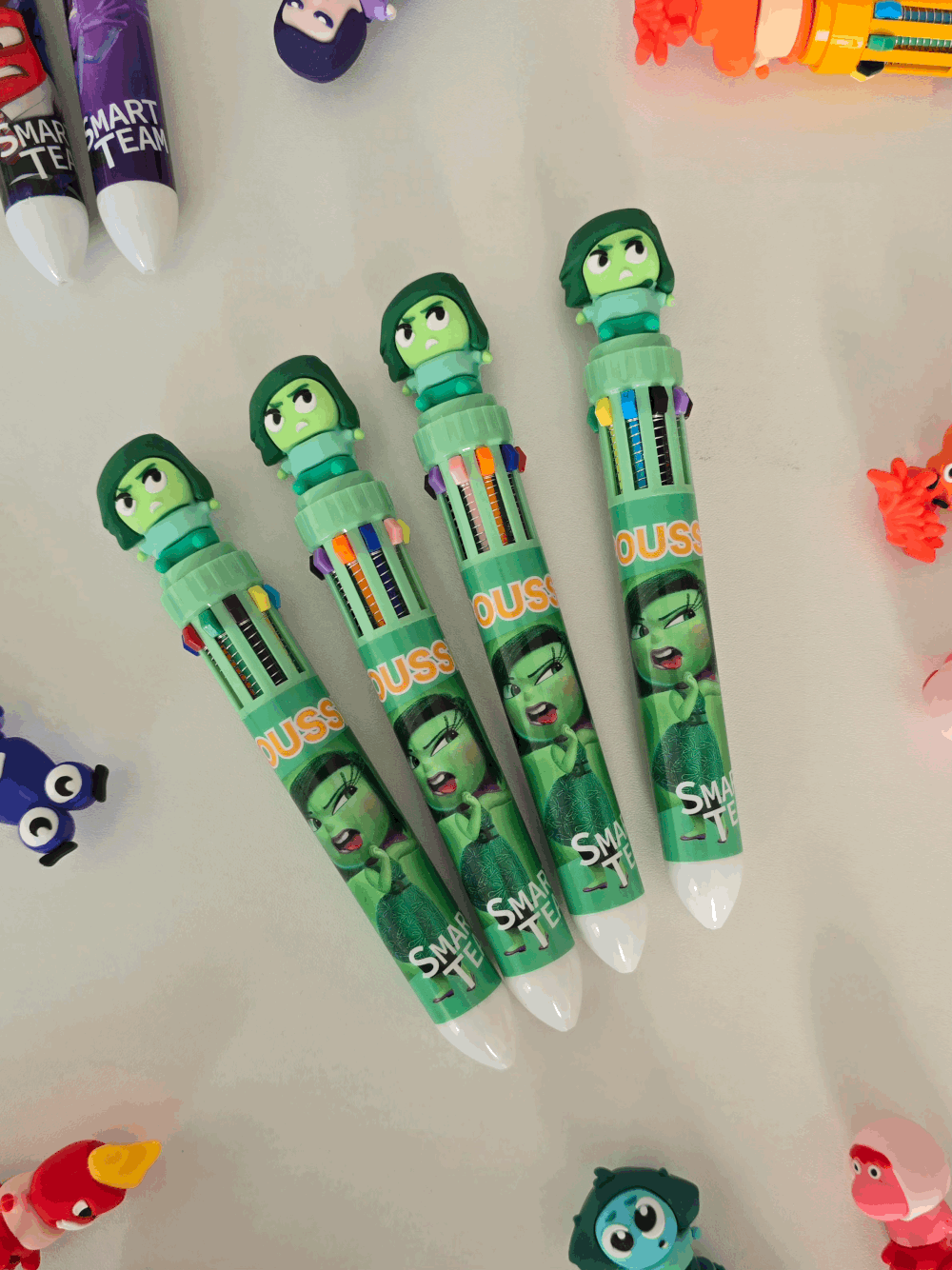 Stylo-bille 10 couleurs Vice-Versa
