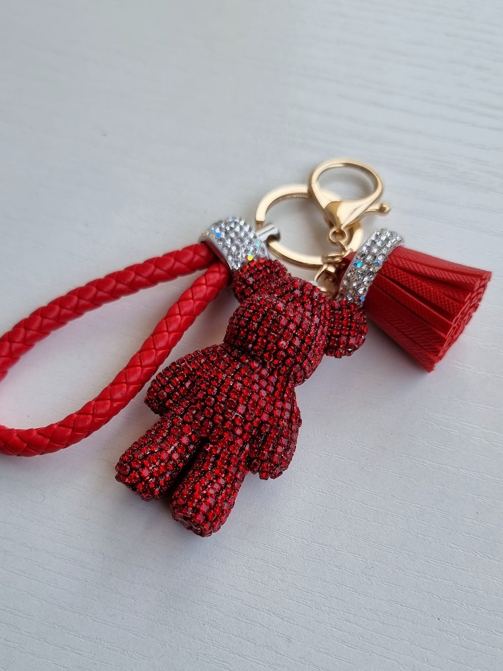 Porte-clé Ourson bling
