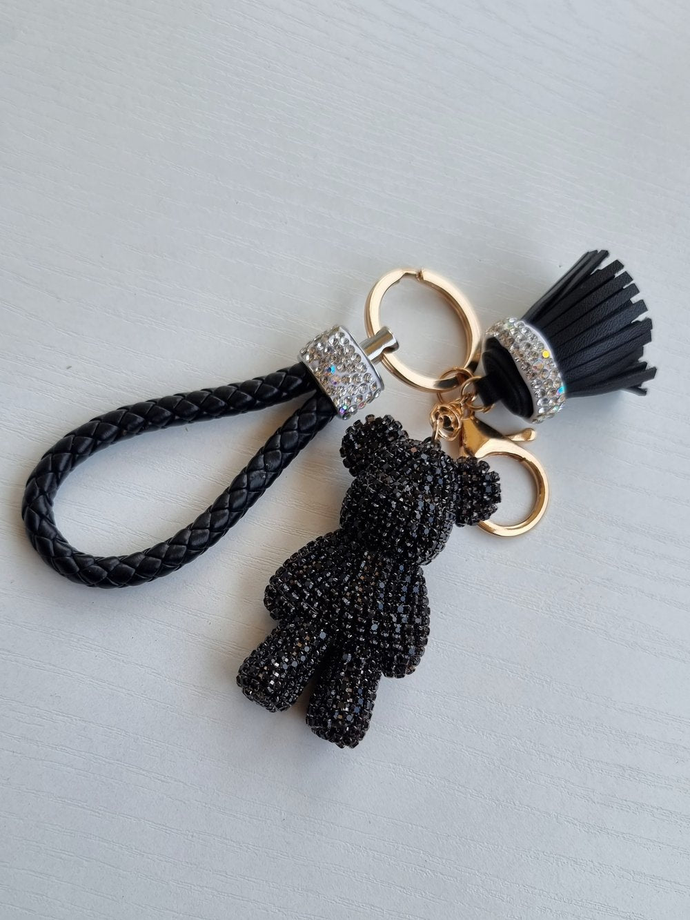 Porte-clé Ourson bling