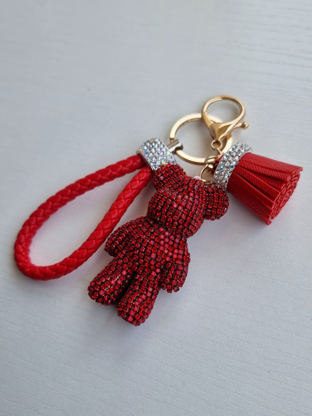 Porte-clé Ourson bling