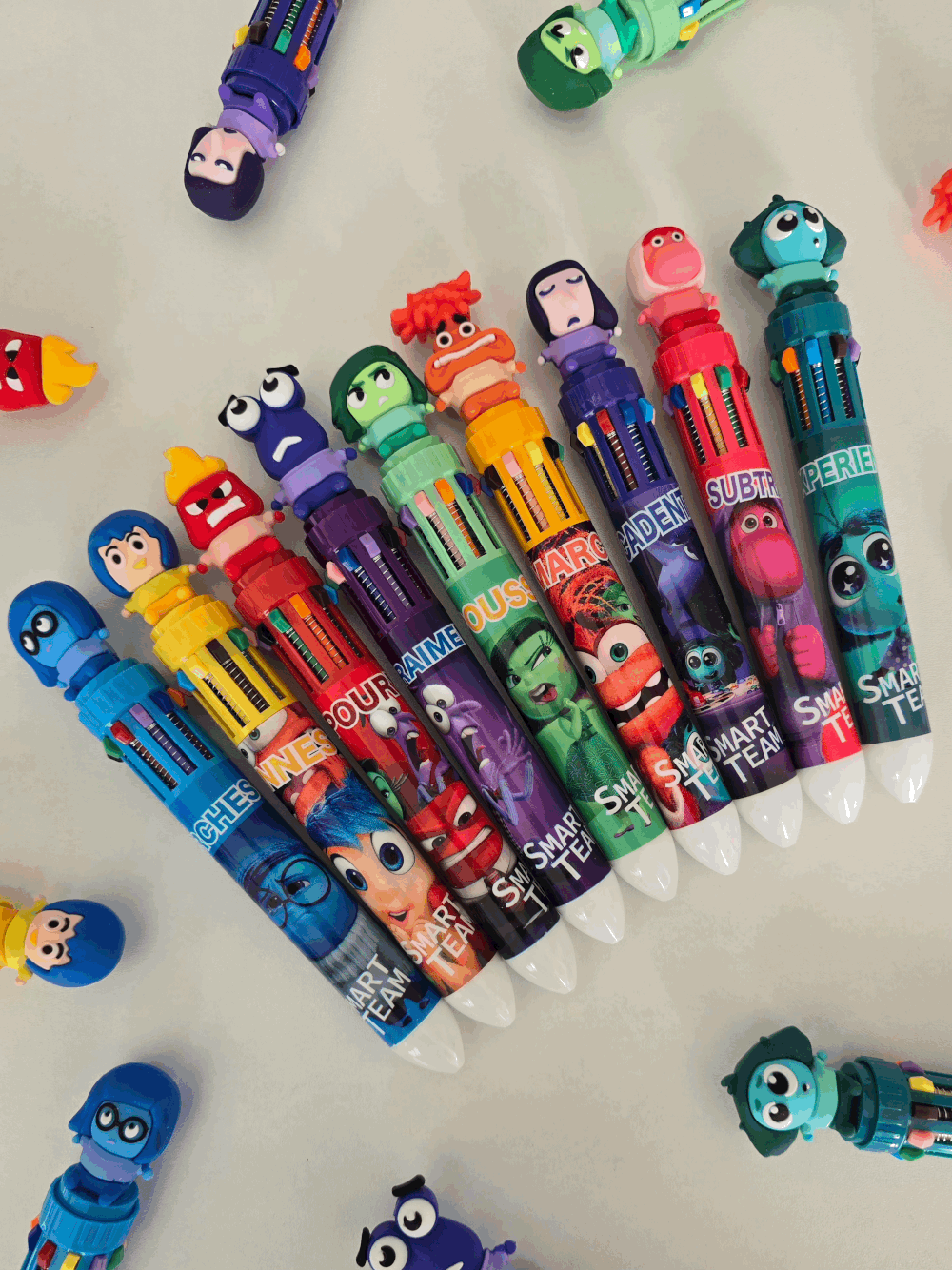 Stylo-bille 10 couleurs Vice-Versa