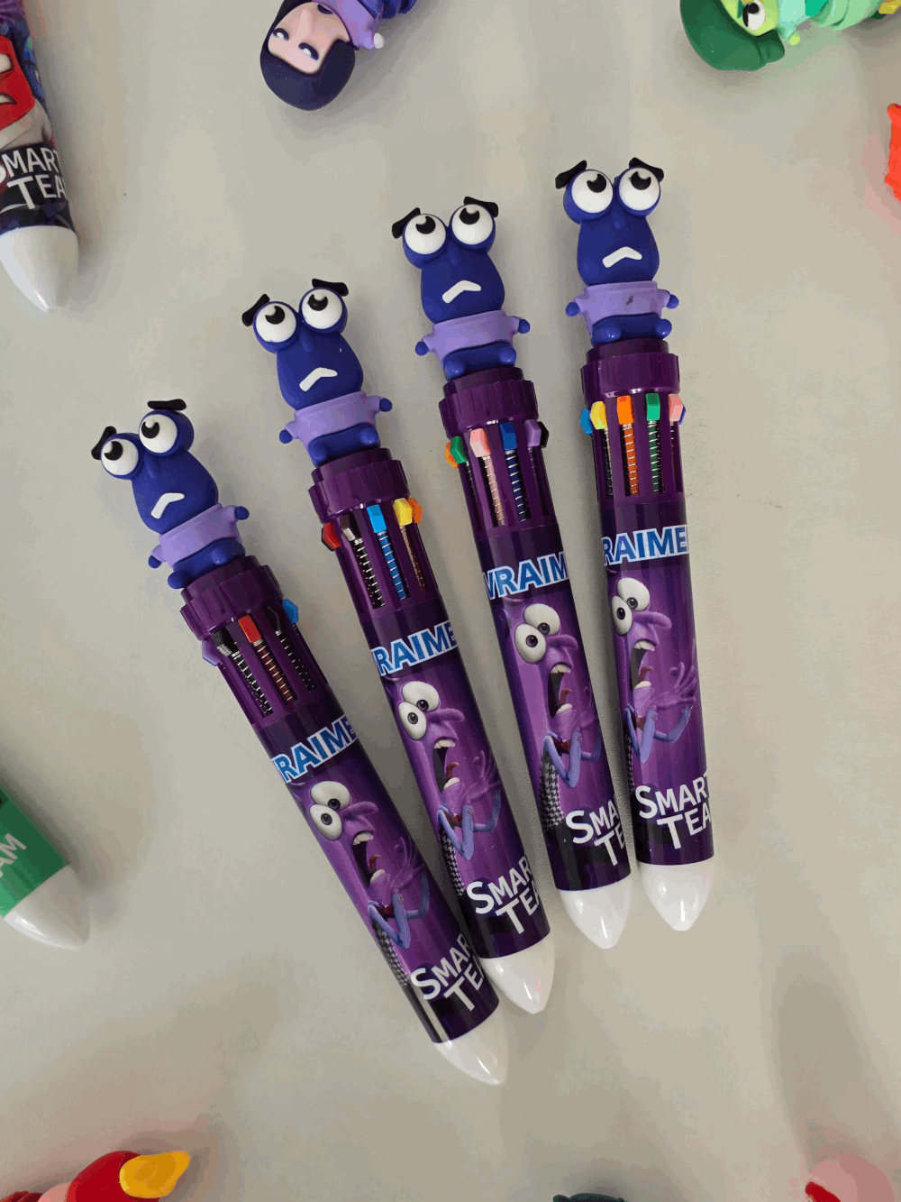 Stylo-bille 10 couleurs Vice-Versa