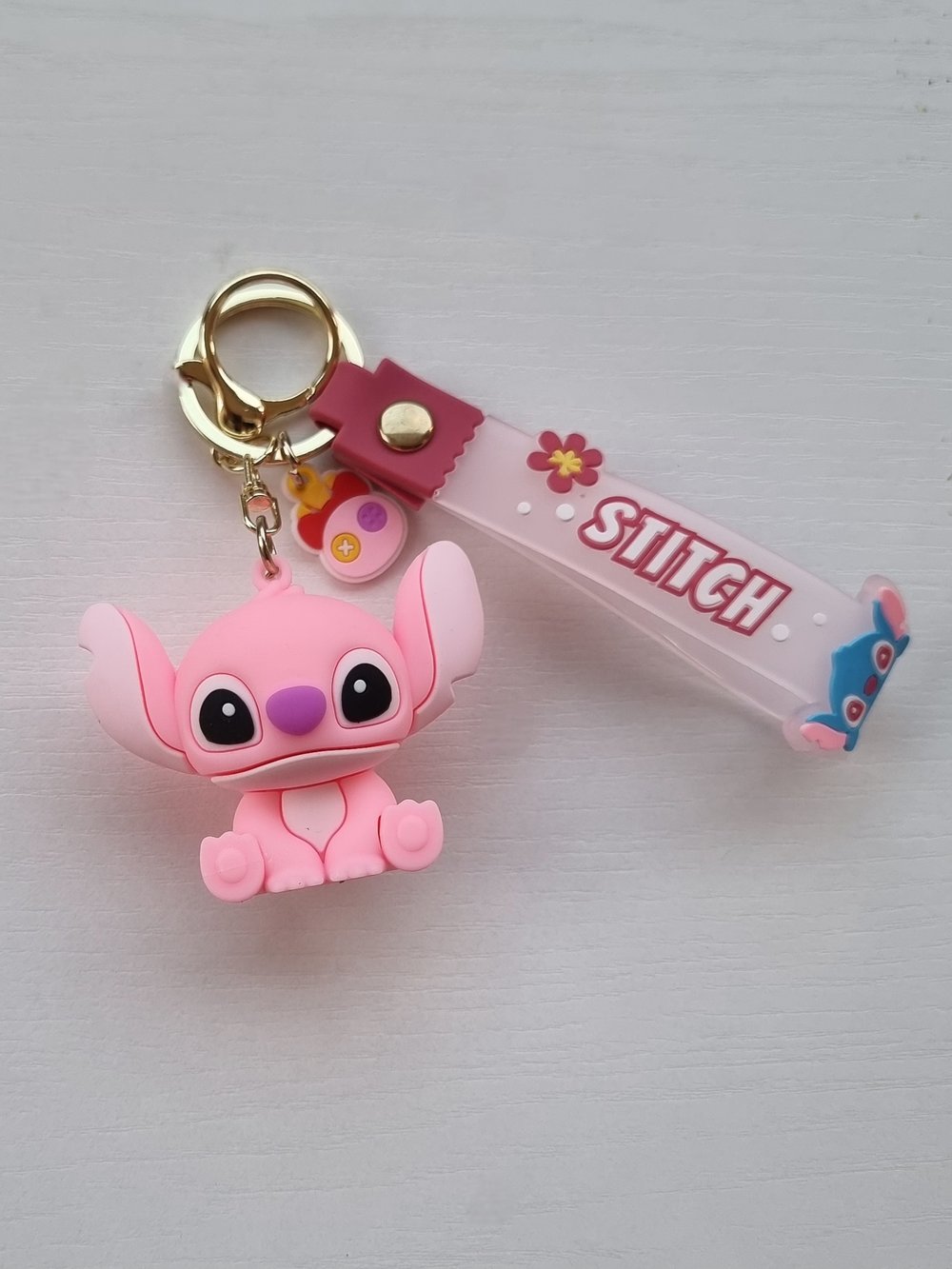 Porte-clé Stitch Light Pink