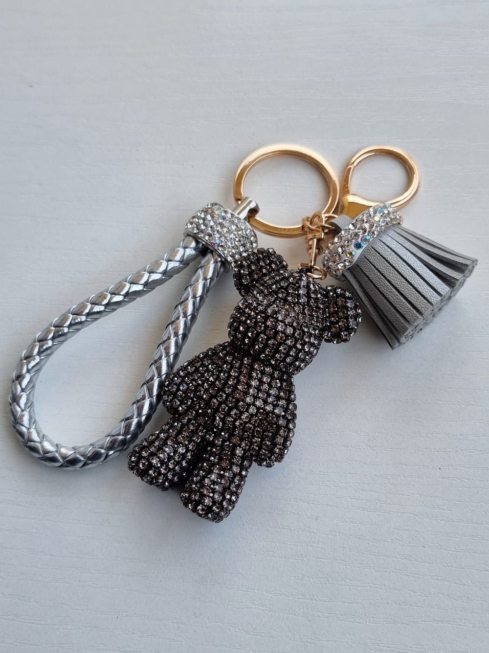 Porte-clé Ourson bling