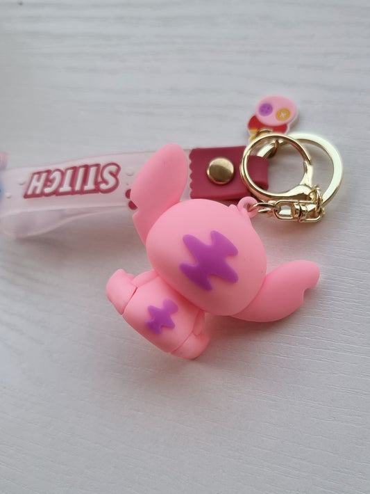 Porte-clé Stitch Light Pink