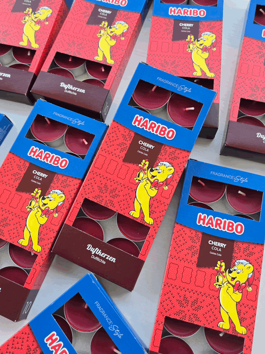 Bougies parfumées Haribo Cherrt Cola (Coca )