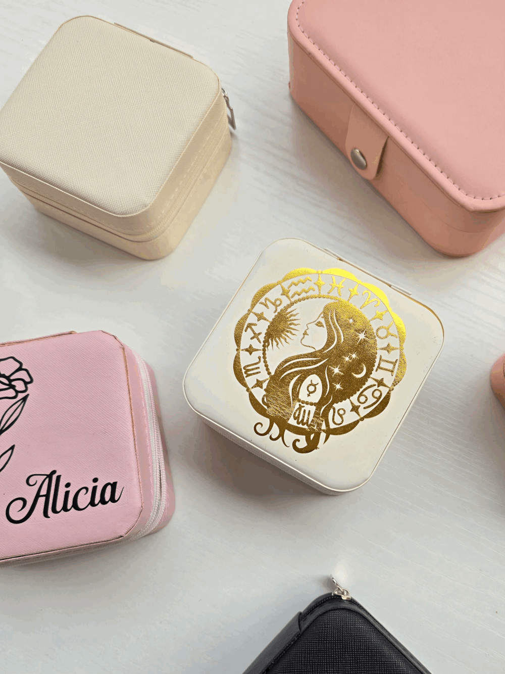 Boîtes à bijoux personnalisées