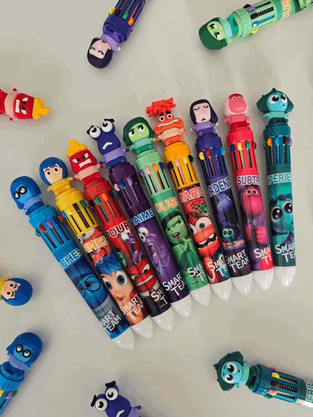 Stylo-bille 10 couleurs Vice-Versa