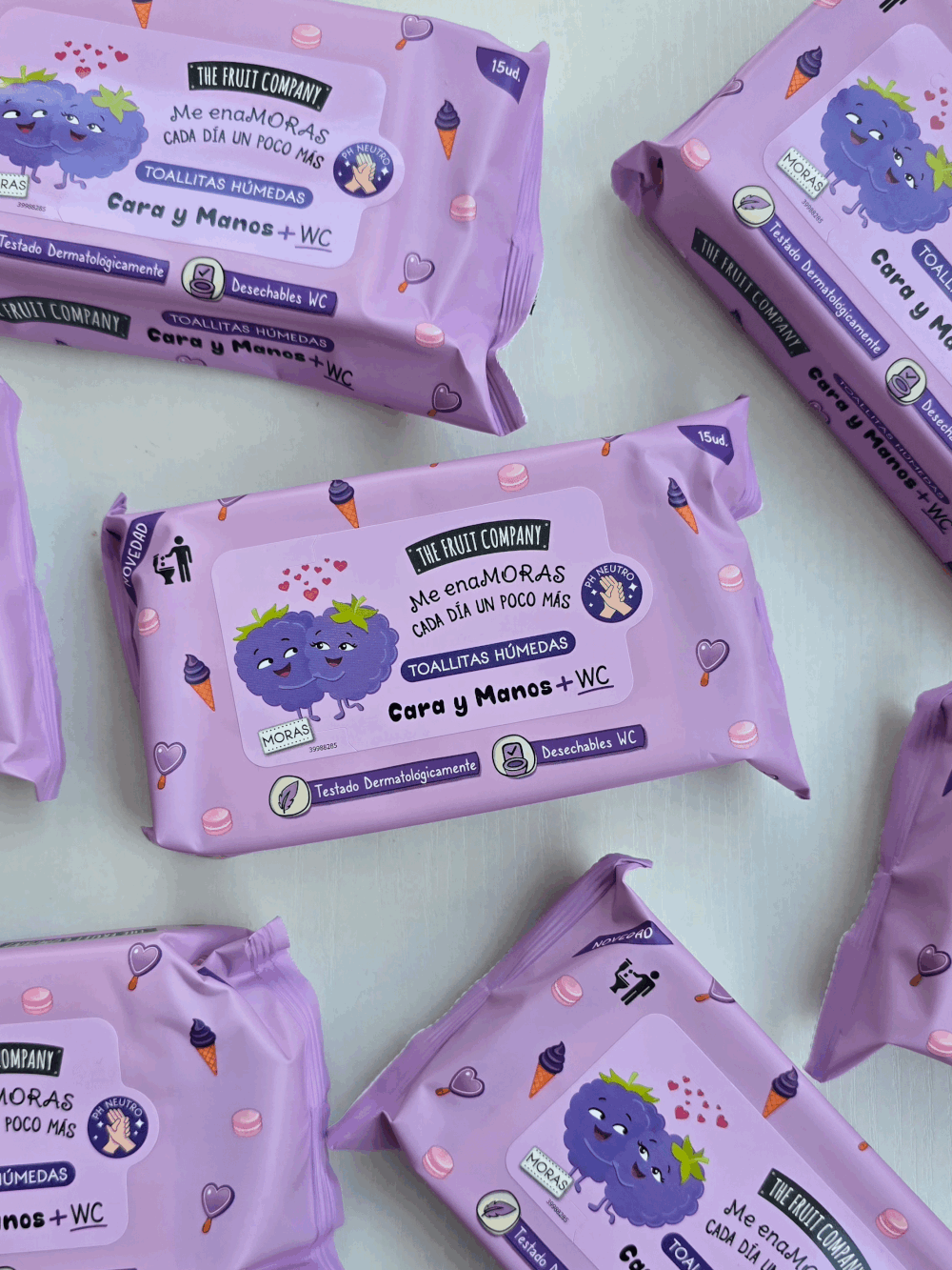 Lingettes - MORAS - Mûres - THE FRUIT COMPANY