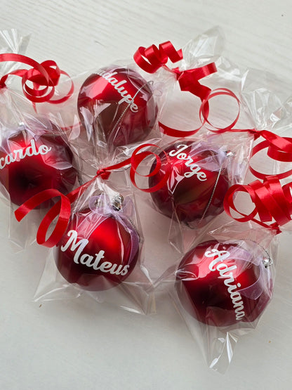 Boules de Noël personnalisées
