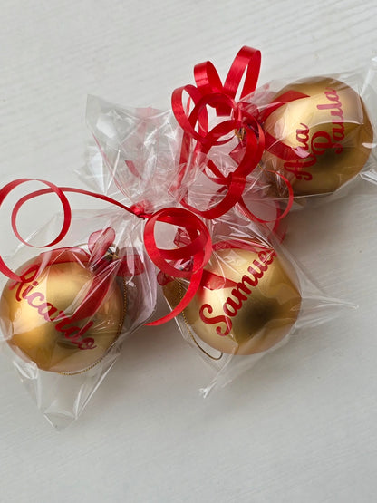 boules de noel personnalisées - famille