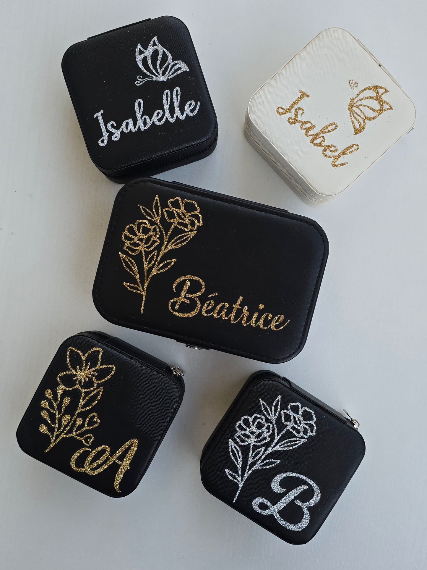 Boîtes à bijoux personnalisées