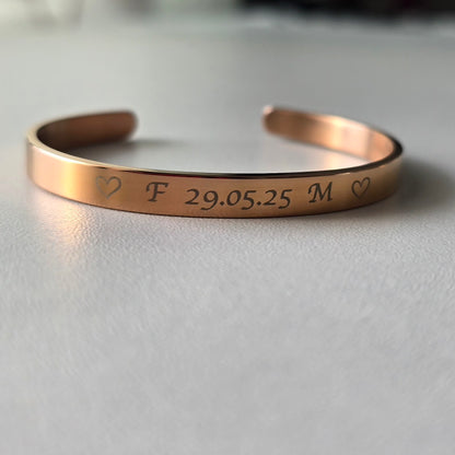 Bracelet Jonc personnalisé