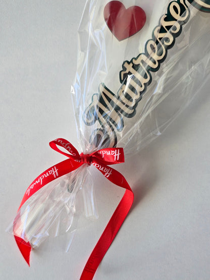 Fleur en bois personnalisée