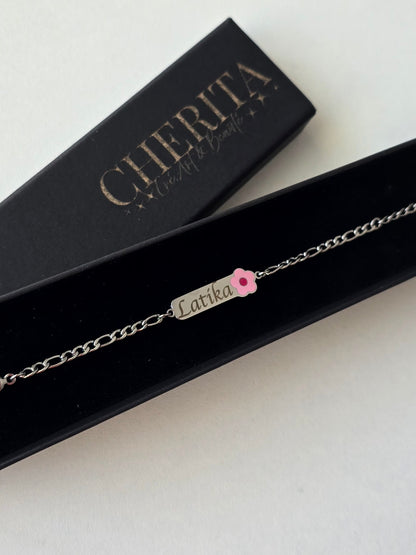 Gourmette enfant personnalisée