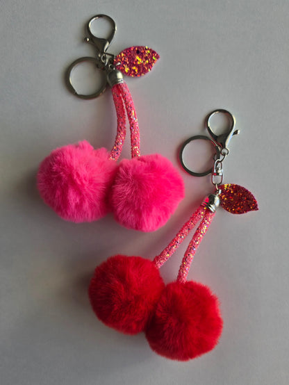 Porte-clé Cherry Pompon