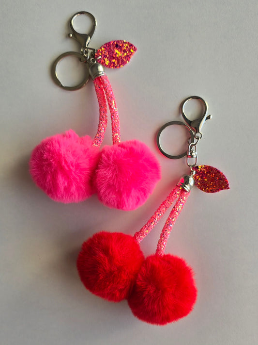 Porte-clé Cherry Pompon