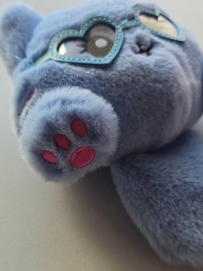 Grosse peluche chaton porte-clé 
