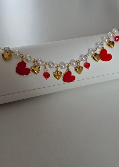 Bracelet cœurs Romantica 