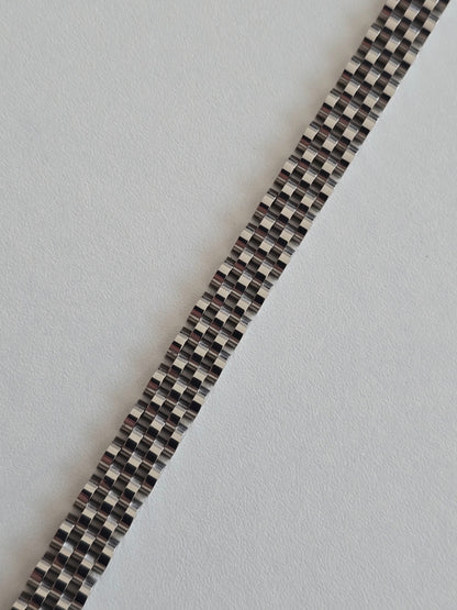 Bracelet Titan argenté pour homme en acier inoxydable