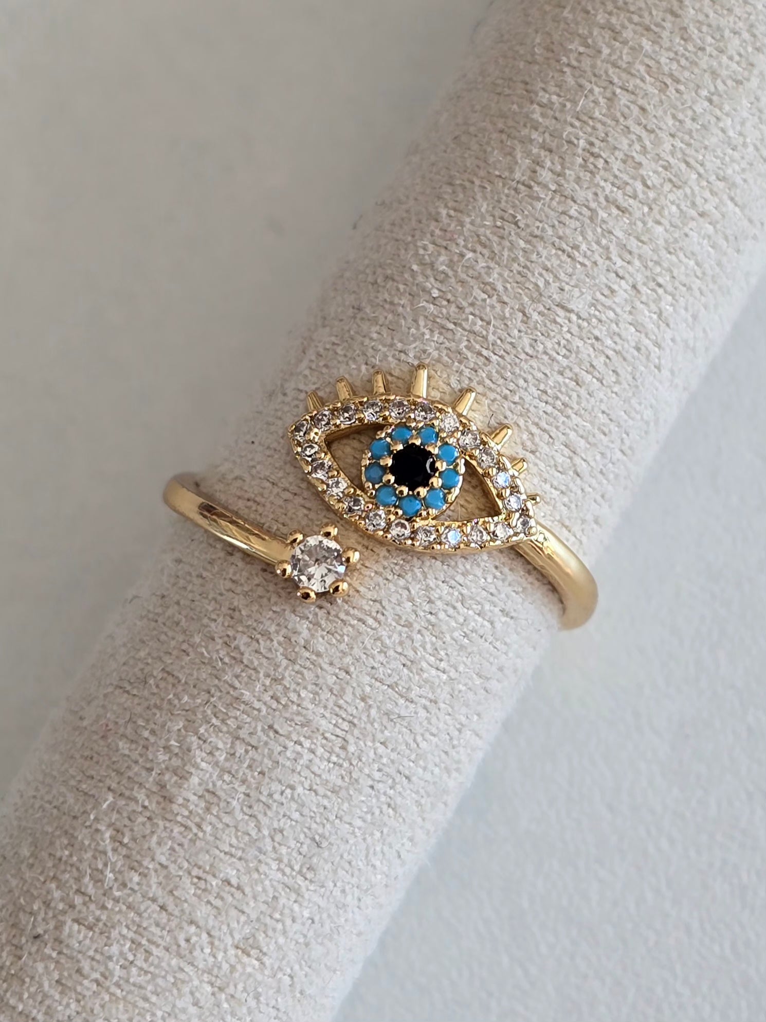 Bague Oryna en acier inoxydable doré 
