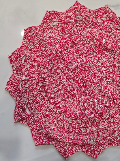 Rosace - Rouge et blanc