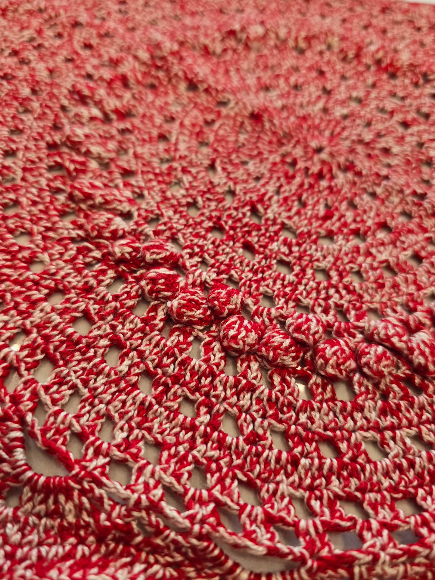 Rosace - Rouge et blanc