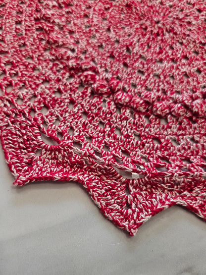 Rosace - Rouge et blanc