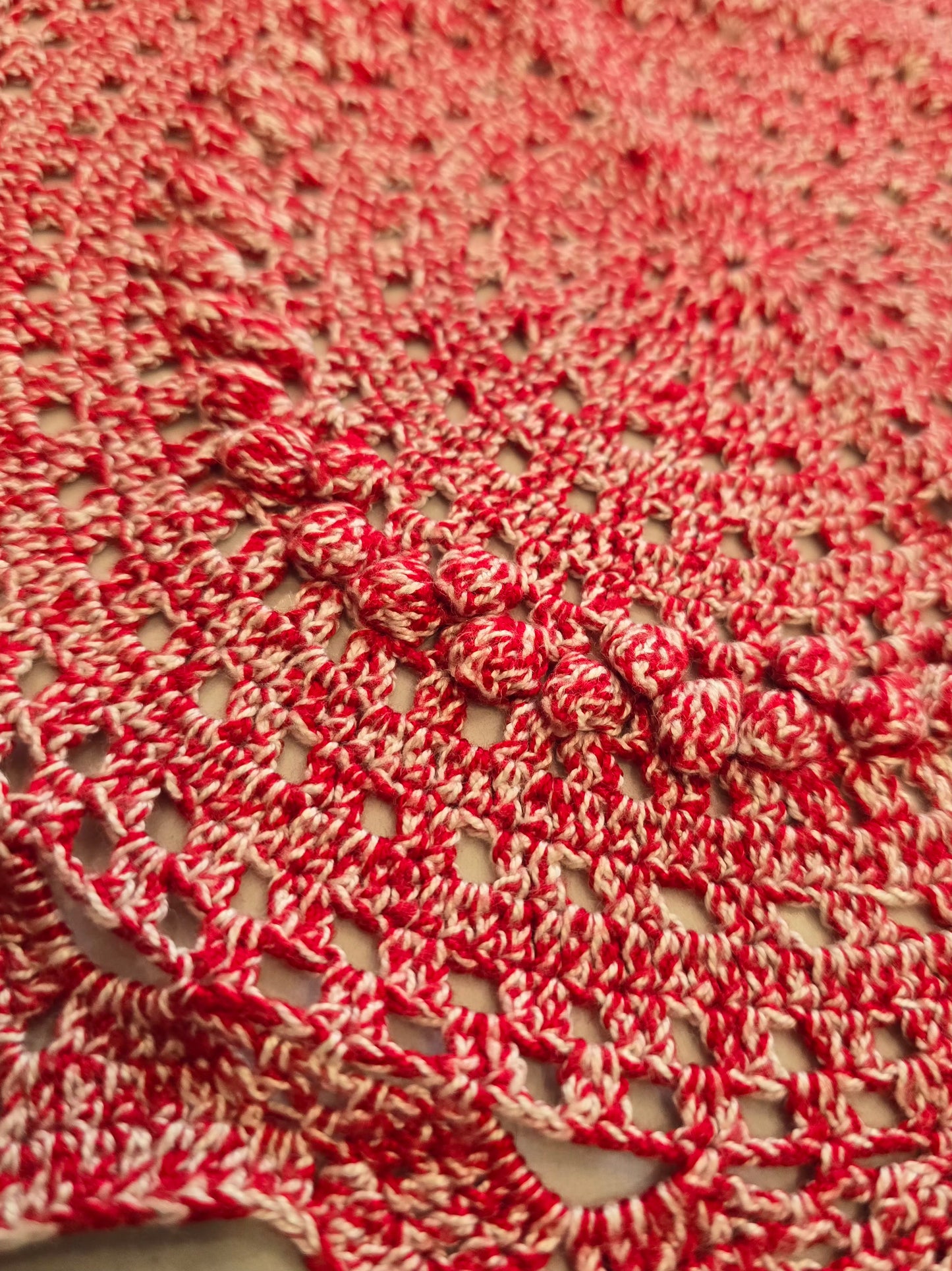 Rosace - Rouge et blanc