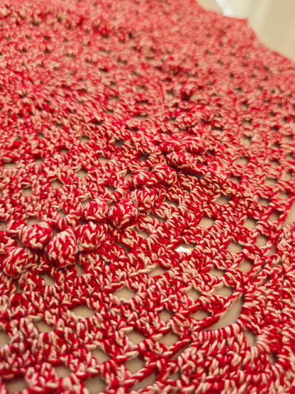 Rosace - Rouge et blanc