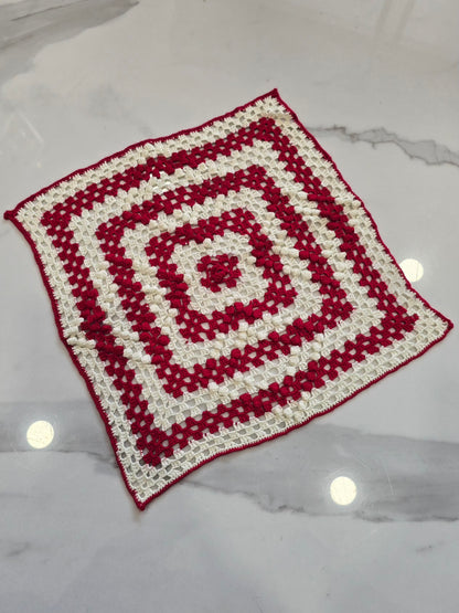 Losange - Rouge et blanc