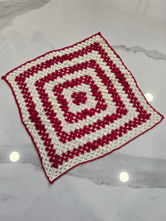 Losange - Rouge et blanc