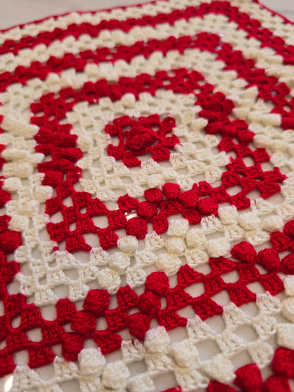 Losange - Rouge et blanc