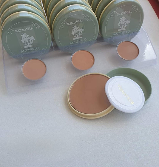 Poudre compact anti-brillance