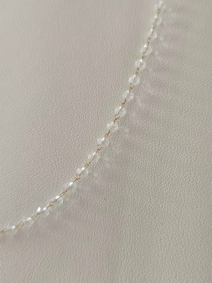 Collier Clarity 45 cm avec rallonge 5 cm présenté en entier