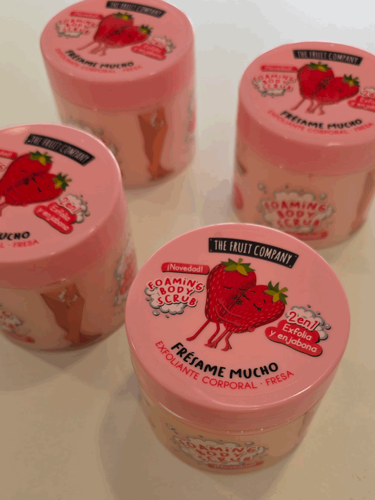 Gommage moussant Fraise
