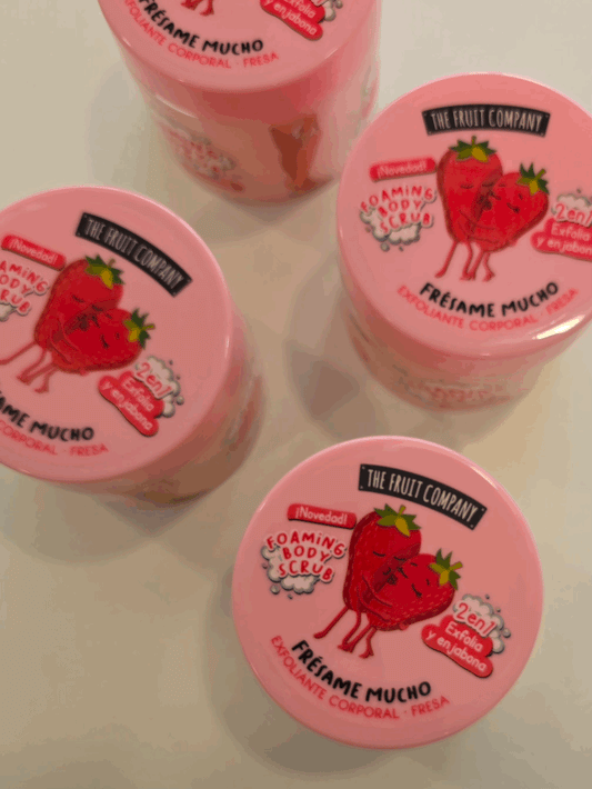 Gommage moussant Fraise