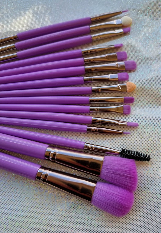 Lot 15 pinceaux Purple