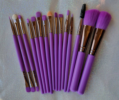 Lot 15 pinceaux Purple