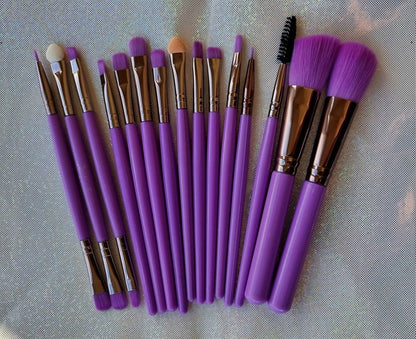 Lot 15 pinceaux Purple