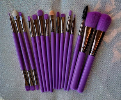 Lot 15 pinceaux Purple