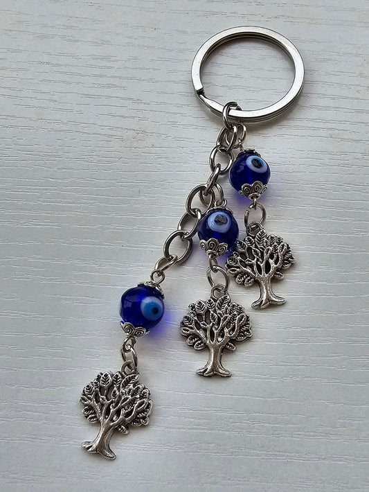 Porte-clé / Oeil Arbres